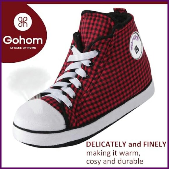 Women's Winter Fur Lined Slipper Boots Anti-Slip House Shoes Ankle Booties - Picture 5 of 8